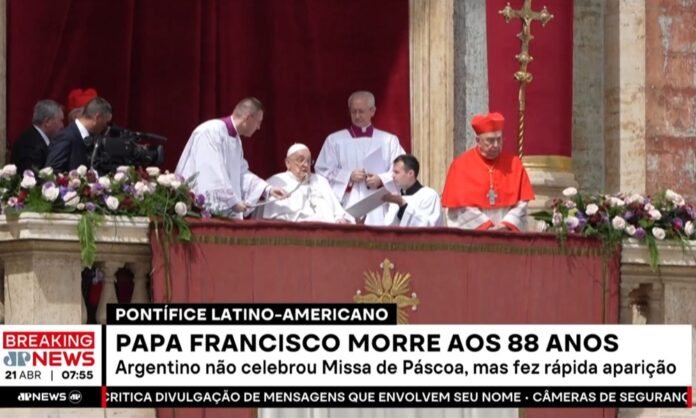 veja-como-foi-a-ultima-aparicao-publica-do-papa-francisco