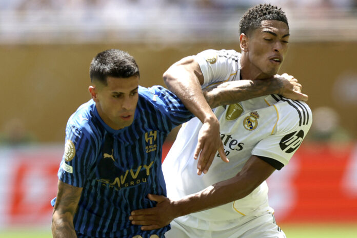 real-madrid-e-al-hilal-estreiam-no-mundial,-fazem-bom-jogo-e-terminam-empatados-no-calor-de-miami real-madrid-e-al-hilal-estreiam-no-mundial,-fazem-bom-jogo-e-terminam-empatados-no-calor-de-miami